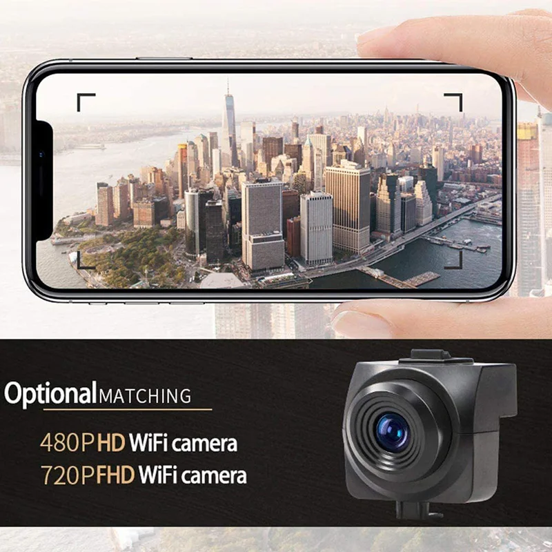 Мини Дрон с камерой/Светодиодный светильник DIY Technic Деревянный Строительный