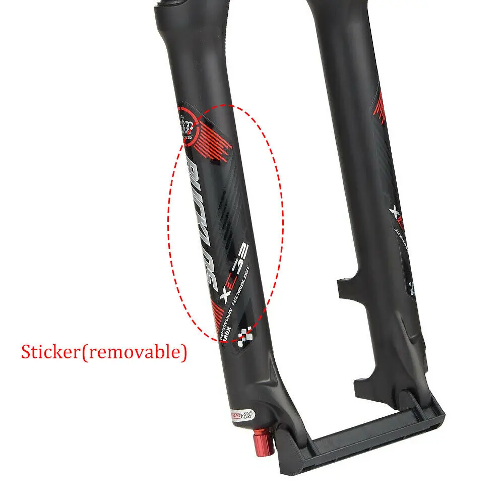 Вилка для горного велосипеда 100 мм путешествий отскок предварительная нагрузка