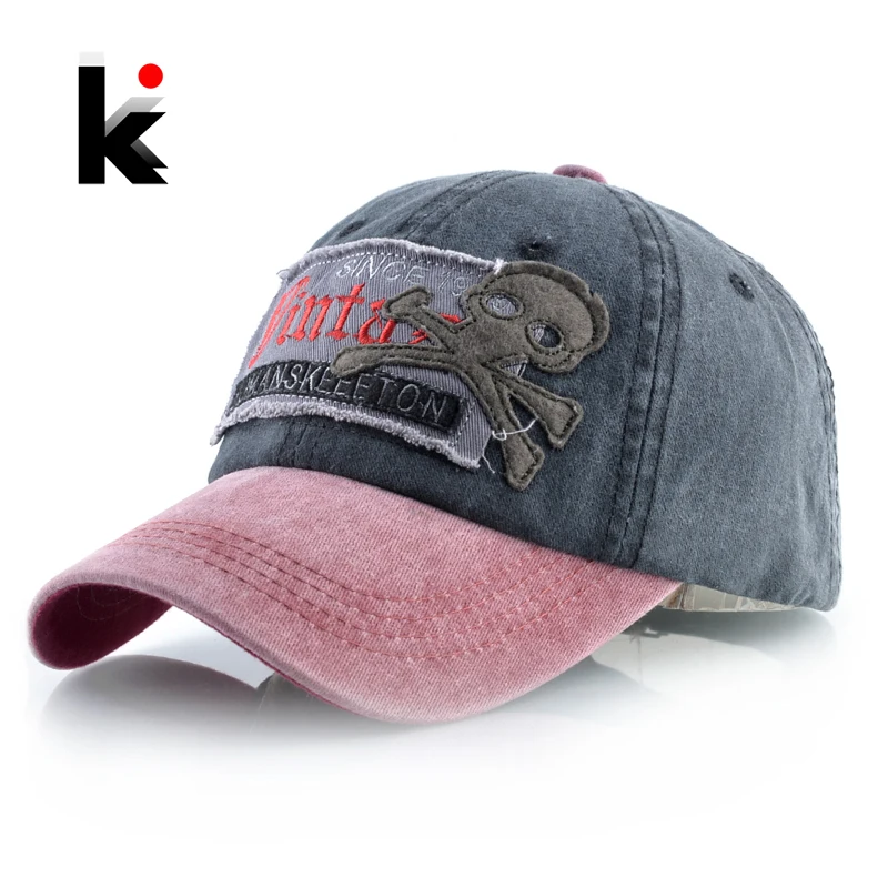 Кепка-бейсболка Мужская/женская с вышивкой модная винтажная Снэпбэк Кепка со