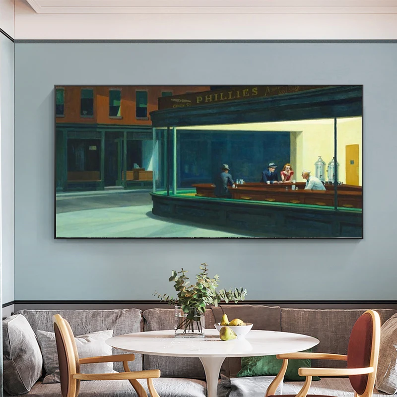 Night Hawks Эдвард Хоппер холст Картины знаменитый плакат и принты настенные картины