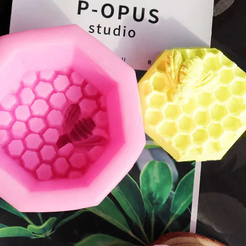 

Ячеистая сотовая Свеча для самостоятельной сборки, пластырь для украшения автомобиля, шоколадный пластырь для помадки, силиконовая форма