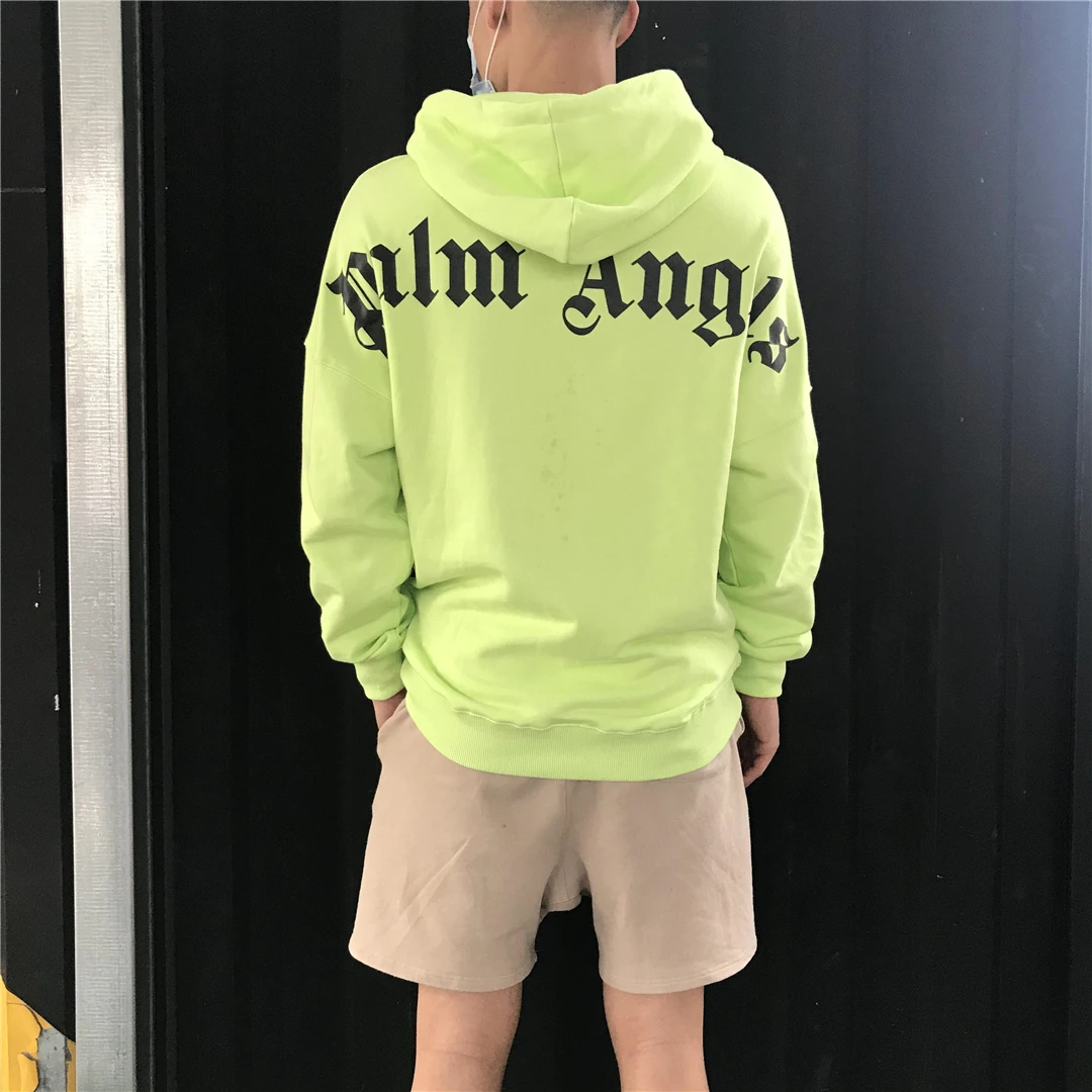 

Palm Angels back big letters printed men's women's Hoodies Sweatshirts loose long-sleeved 123851