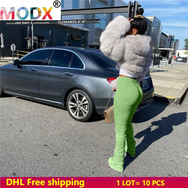 

Plus Size Women Split Flared Pants Solid Color Folds Sport Pants Plain Flare Pants Full Length Trousers Spring Autumn Pants 5467