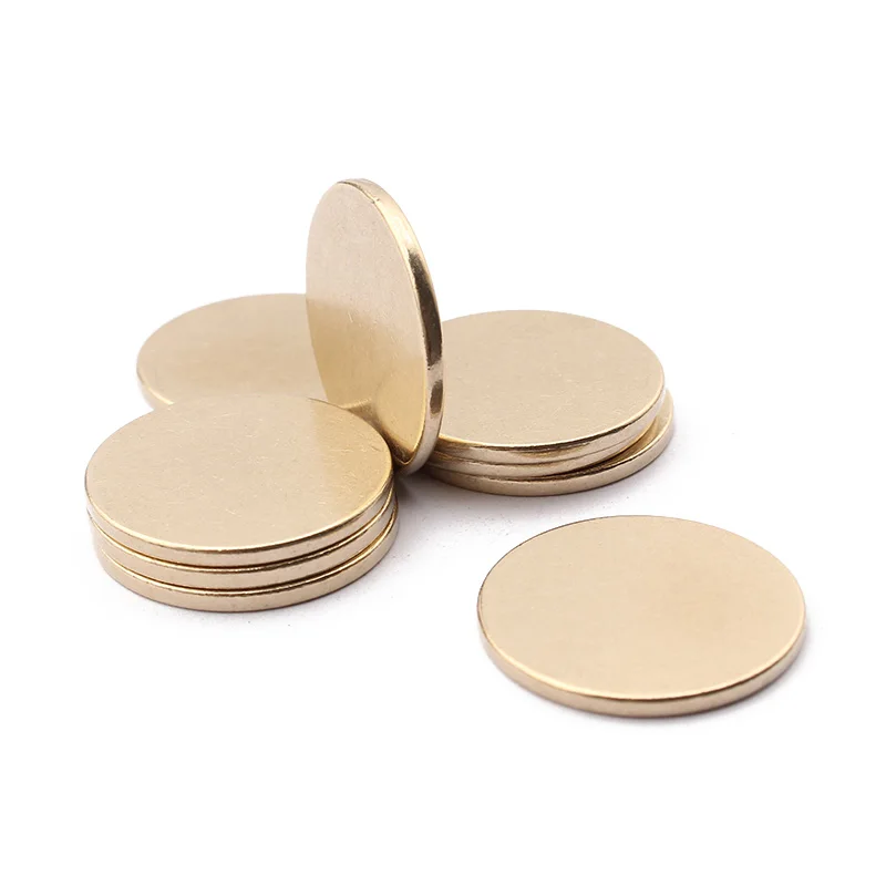 5pcs Raw Brass 25mm Round Blank Stamping Tag Disc Charms 1.8mm thickness For DIY Coin Jewelry Making Accessories