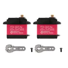 Цифровой сервопривод DSSERVO DS3225, металлическая шестерня с высоким крутящим моментом, водонепроницаемая, 2 шт., 25 кг