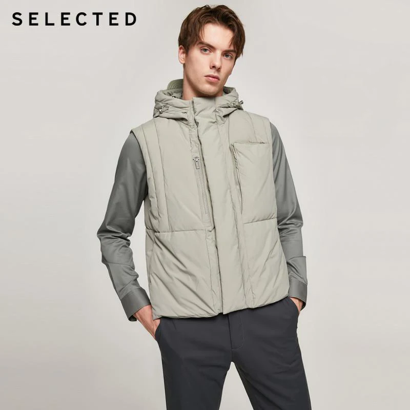 

Мужской пуховик с капюшоном и карманами S | 420352001