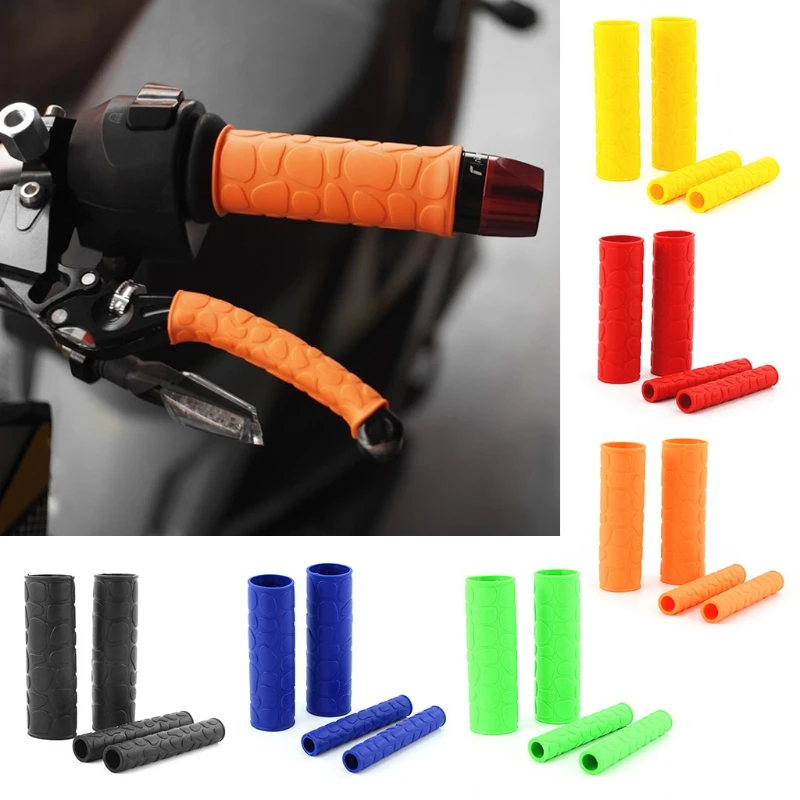 

2 пары, Нескользящие защитные силиконовые чехлы для тормозных рычагов