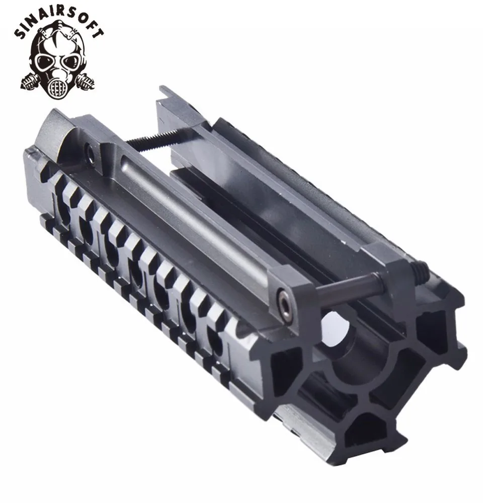 Горячий Тактический алюминиевый сплав H& K MP5 Tri-Rail Picatinny Handguard система адаптер кронштейн для прицела для AEG страйкбол принадлежности для охоты
