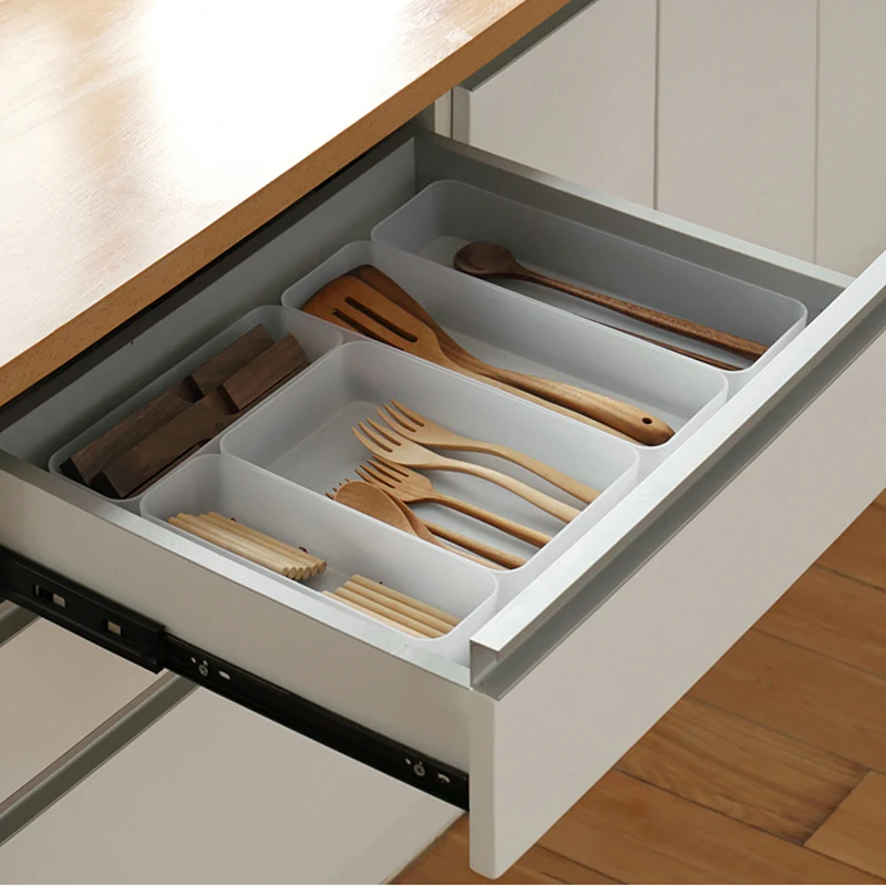 Новый многофункциональный органайзер для ящиков матовый пластмассовый