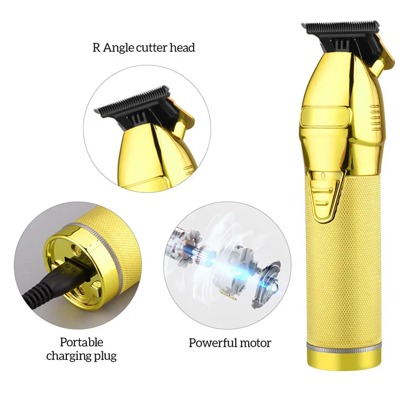 

Men Hair Trimmer Rechargeable Hair Clipper Professional Electric Shaver Cordless Hair Cutter Machine Hair Cutter Barber Razor