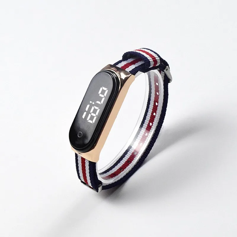 

New 2021Fashion Bracelet Electronic Men Women Watches Touch Screen LED Sports For Boys And Girls Date Clock Gift Couple Watch