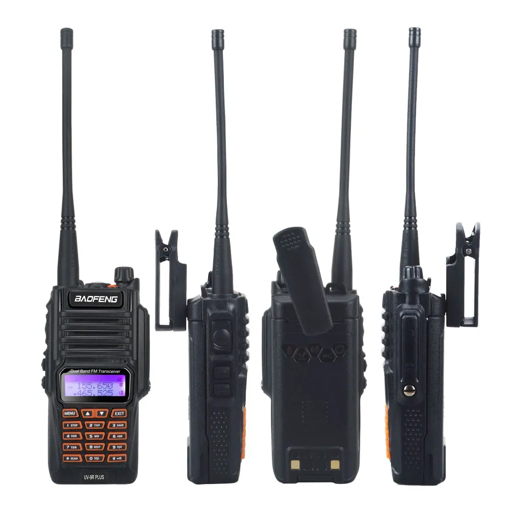 Baofeng UV-9R Plus Водонепроницаемая рация UHF VHF Dual Band 8 Вт 128CH ham fm-радио с наушником |
