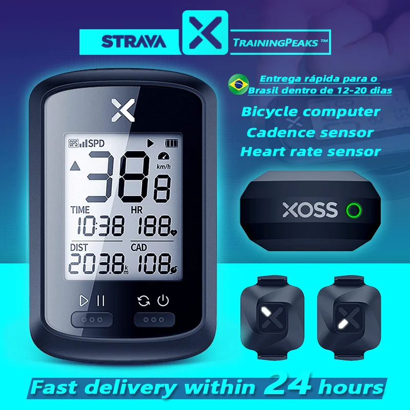 Беспроводной Велосипедный компьютер XOSS GPS G спидометр Bluetooth-трекер