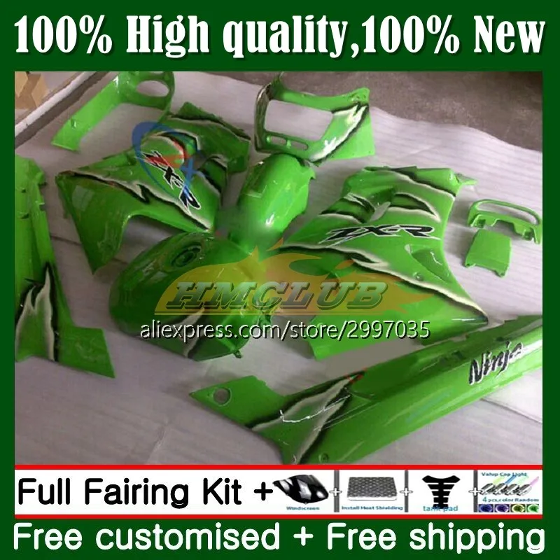 

Body Kit For KAWASAKI NINJA ZZR-250 ZXR250 6No.43 ZZR250 90 91 92 93 94 99 ZZR 250 1995 1996 1997 1998 1999 Fairing glossy green