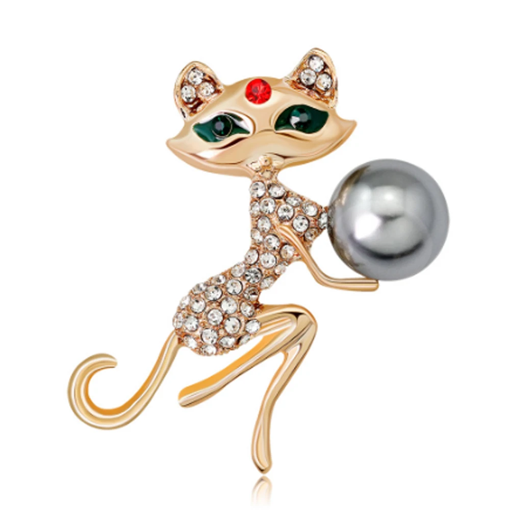 Женская Винтажная брошь в виде звёздочки с жемчугом|Броши| |