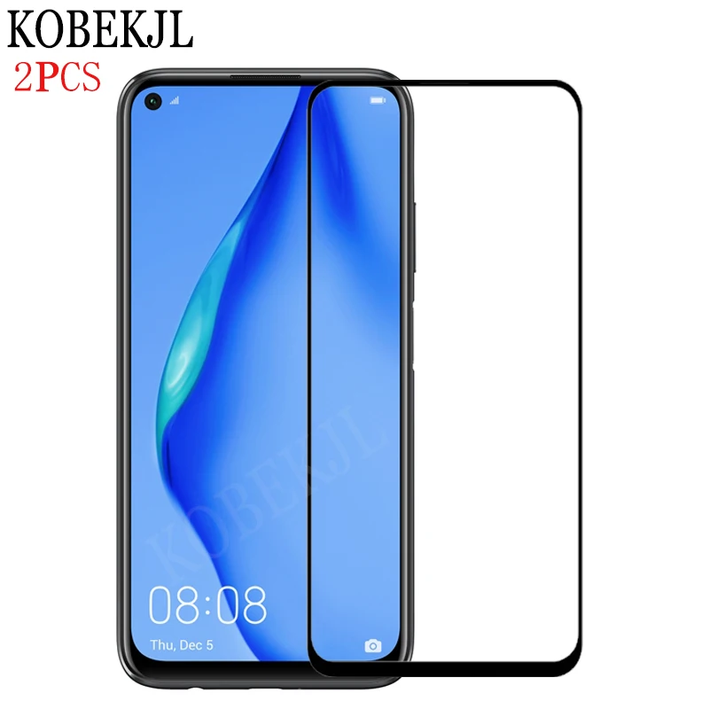 Закаленное стекло для Huawei P40 Lite Защитное экрана E P 40 JNY L21A P40Lite полноэкранная