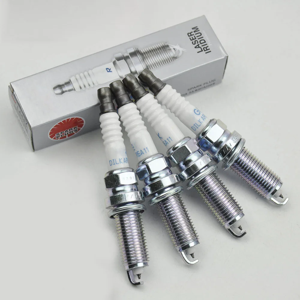 

100PCS 22401JA01B DILKAR6A11 Double Iridium Spark Plug Ignition Plug Parts Suitable For Nissan X-Jun Engine Ignition Parts