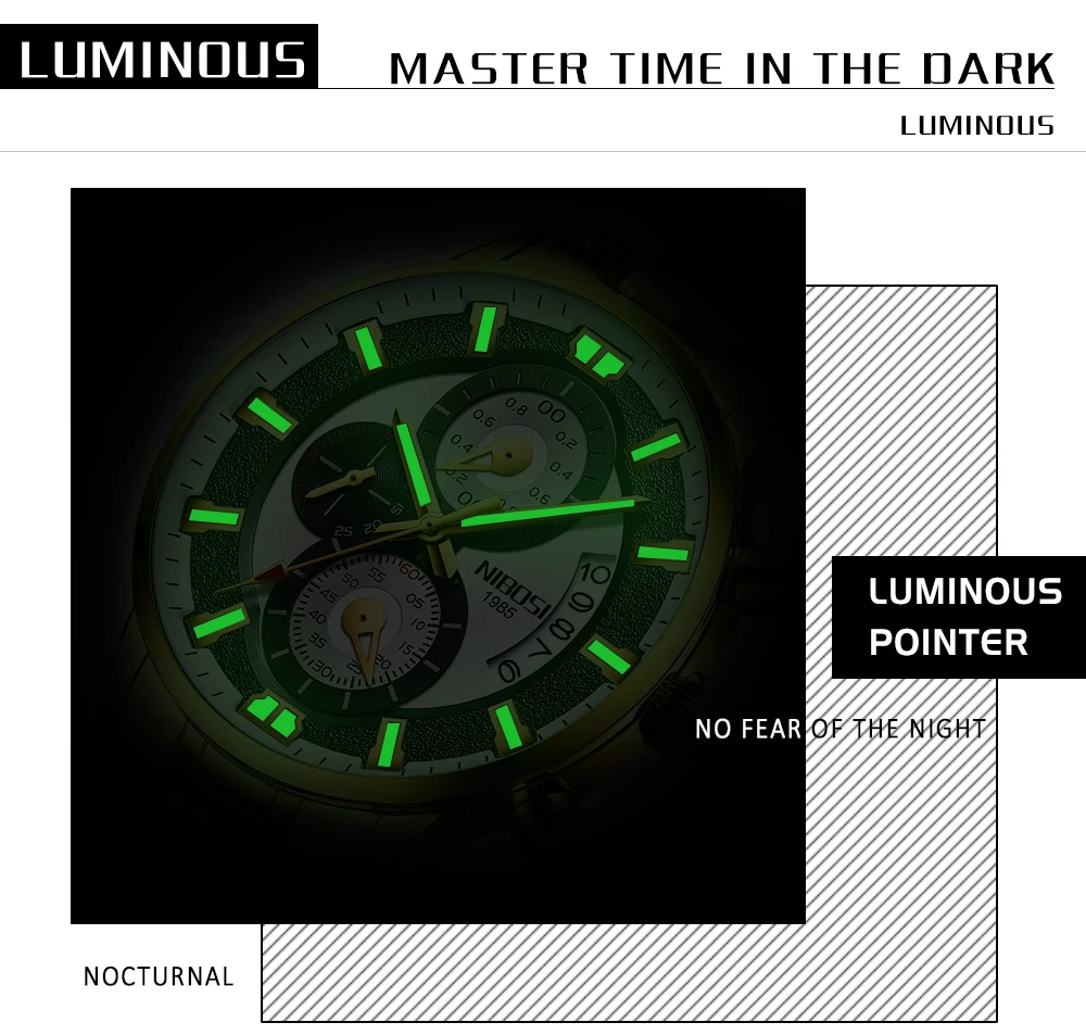 NIBOSI 2382 Luxury Men Watch description image 4