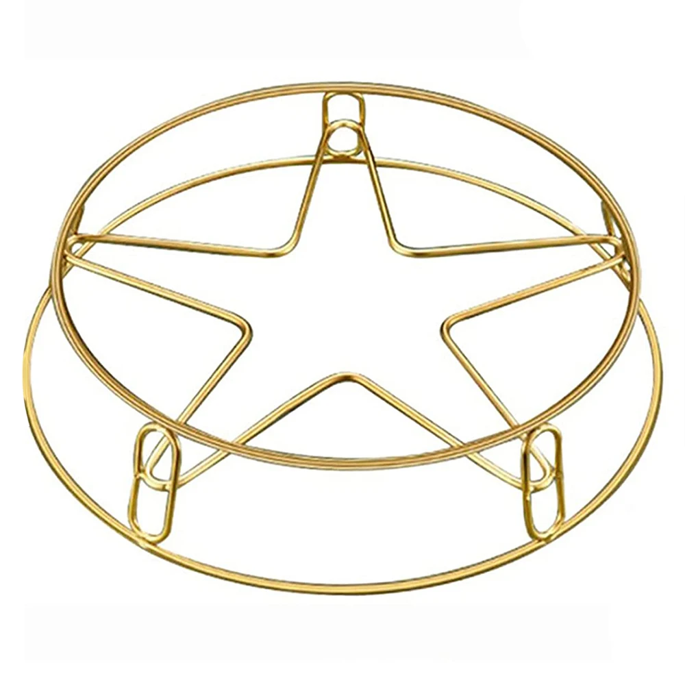 

Теплоизоляция и антиожоги стойка для коврика для кастрюль для скороварки полка для хранения многофункциональные золотые повседневные кух...