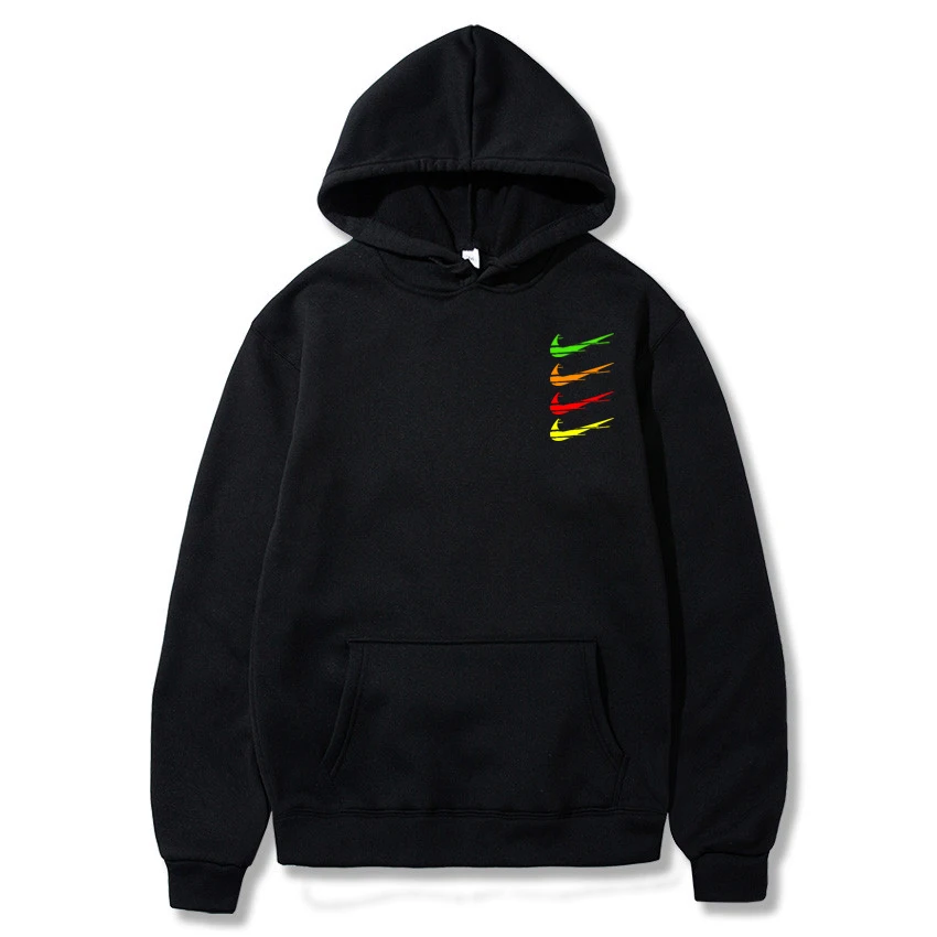 

Men Casual Sweatshirts Hoodie Harajuku Vintage Painted Style Hip Hop Creativity INIKE Streetwear Male Cotton Men Hoodies