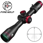 Охотничий оптический прицел FIRE WOLF QZ 4-16X44 FFP, снайперский прицел, тактические аксессуары для страйкбола, точечный прицел для винтовки