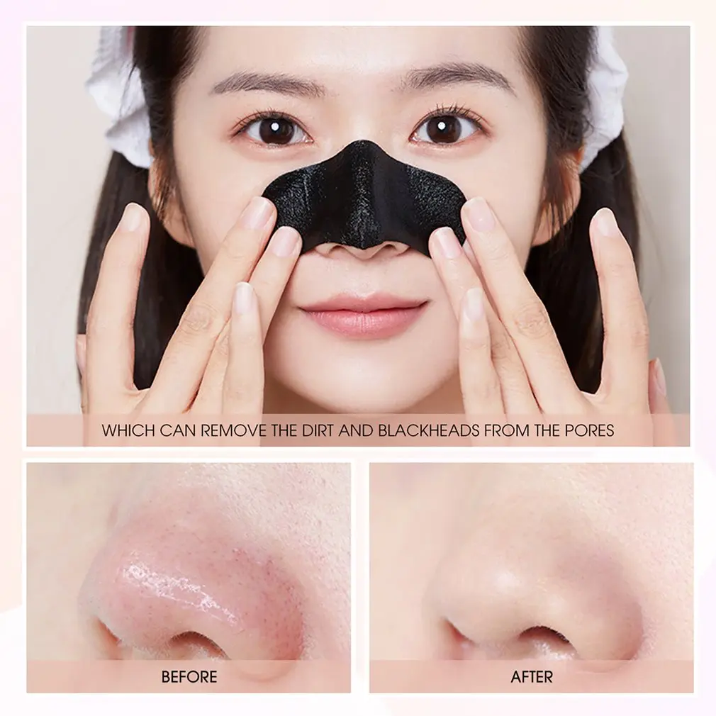 Пластырь для удаления черных точек на носу Глубокая очистка пор очищение и белых