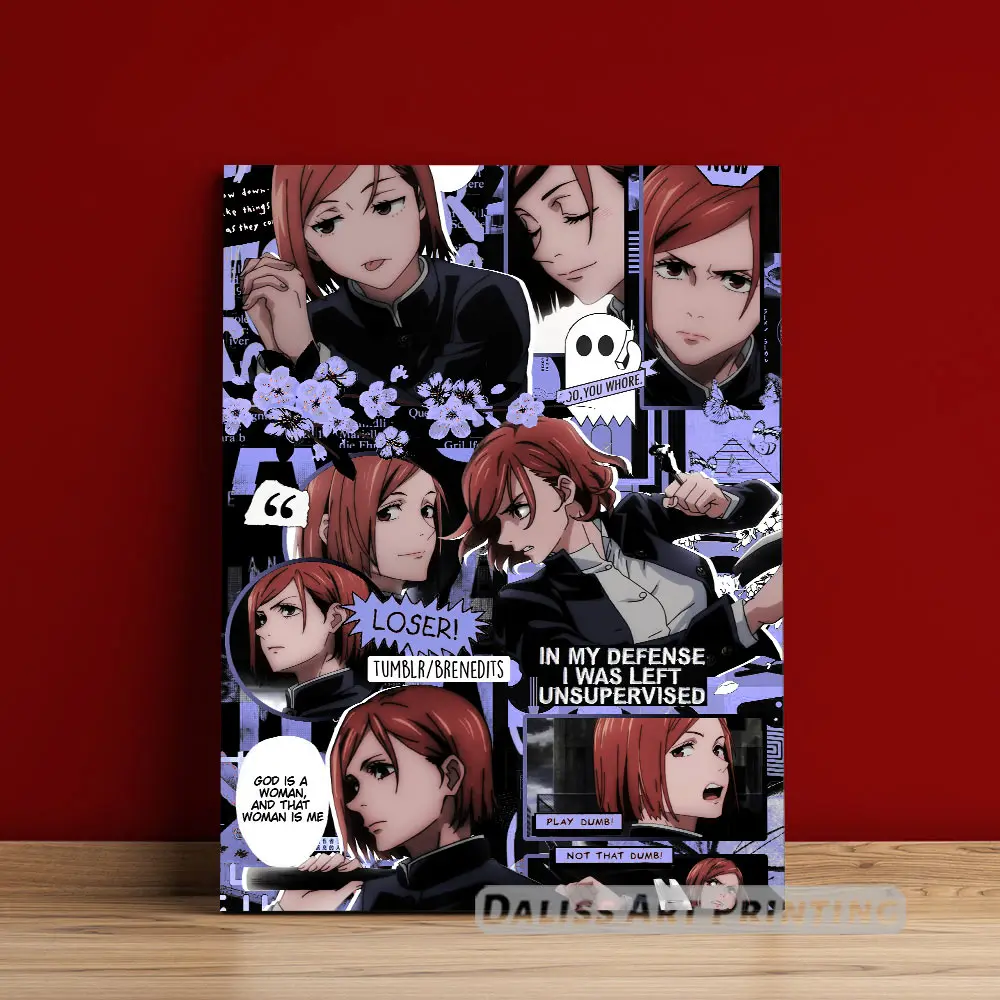 

Холст Аниме кугисаки ююютсу кайсен картины для украшения дома картины постер HD Печать настенное искусство модульная рамка для гостиной