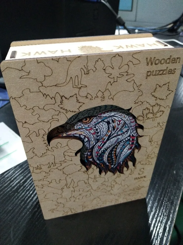 

175 Pieces Wooden Puzzle Unique Shape Pieces Animal Puzzle Home Parent-child Interactive Educational toys