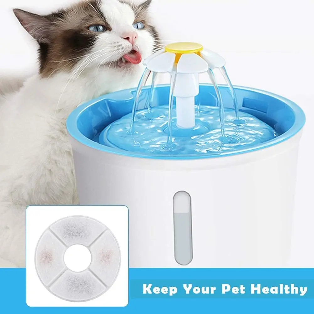 

4Pcs Activated Carbon Filter for Automatic Cat Dog Fountain Water Feeder Replacement Drinking Machine Filter Core Accessories