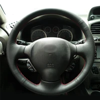 diy anti slip wear resistant steering wheel cover for hyundai santa fe 2000 2006 car interior decoration