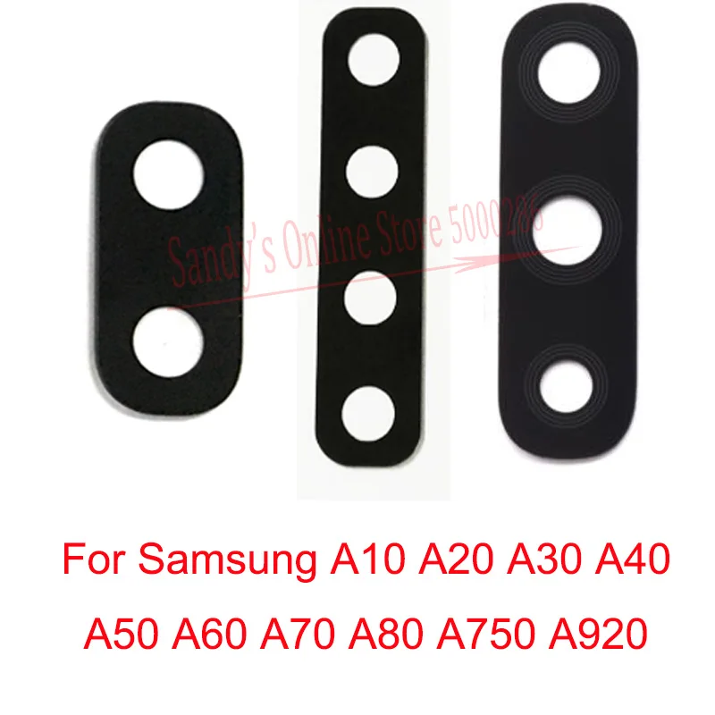 10 шт. стеклянный объектив задней камеры для Samsung Galaxy A10 A20 A30 A40 A50 A60 A70 A80 A750 A920 с