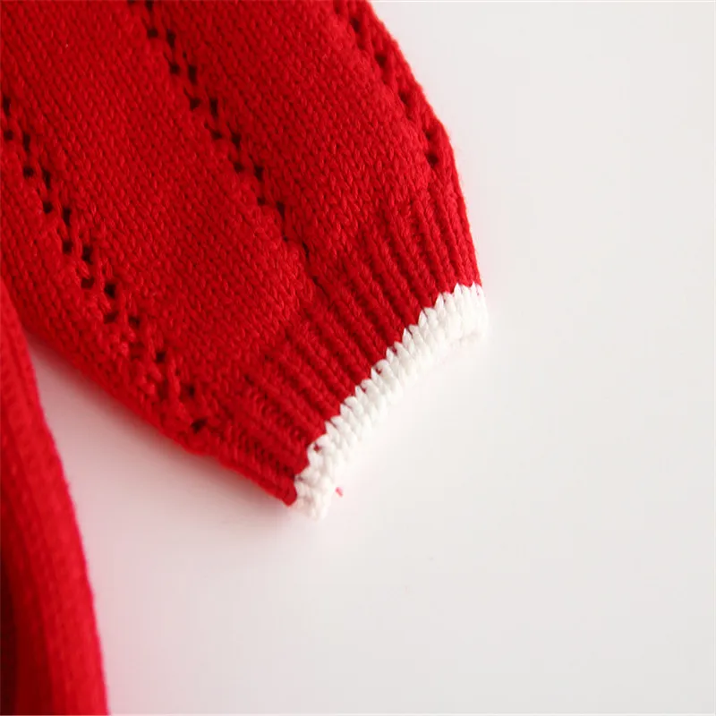 Трикотажный детский комбинезон Рождественская и Новогодняя одежда для