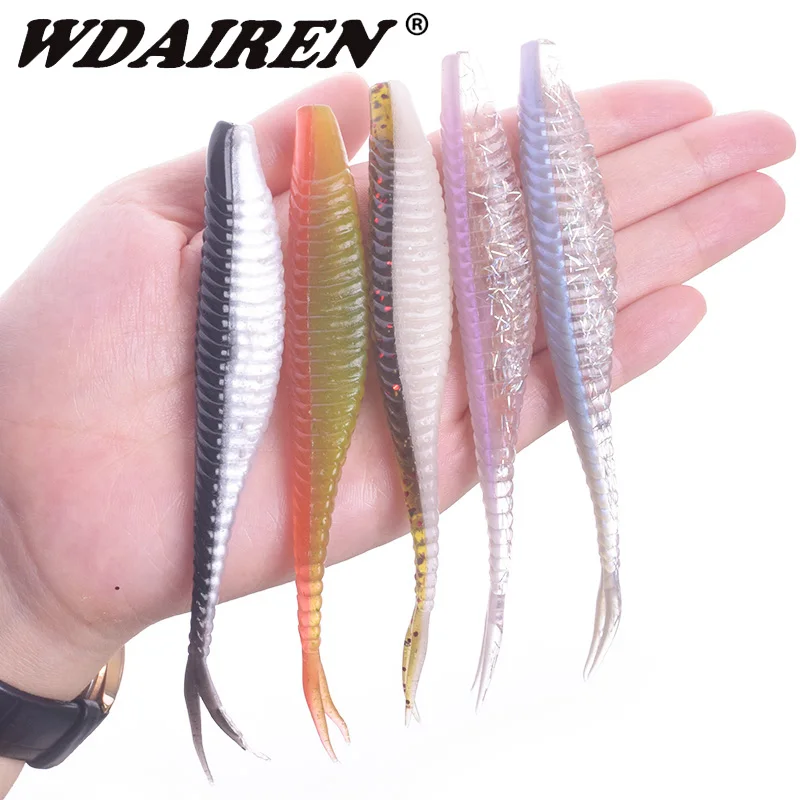 5 шт. плавающие мягкие рыболовные приманки 120 мм 7 г|fishing wobblers|fishing lureleurre peche |