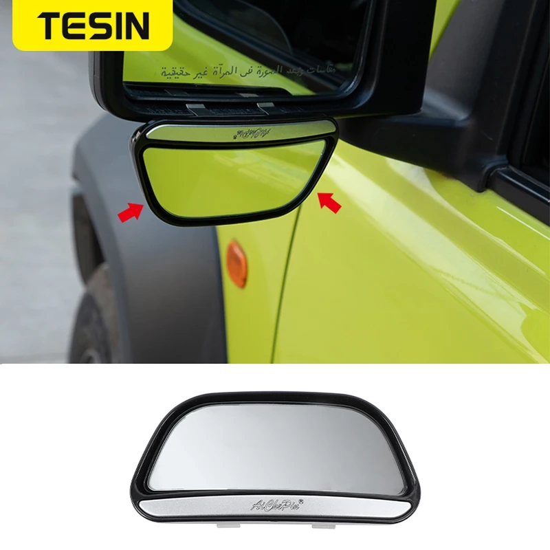 

TESIN Car Rearview Mirror View Auxiliary Blind Spot Mirror Wide Angle Side Rear Mirrors For Suzuki Jimny 2019 2020 Accessories