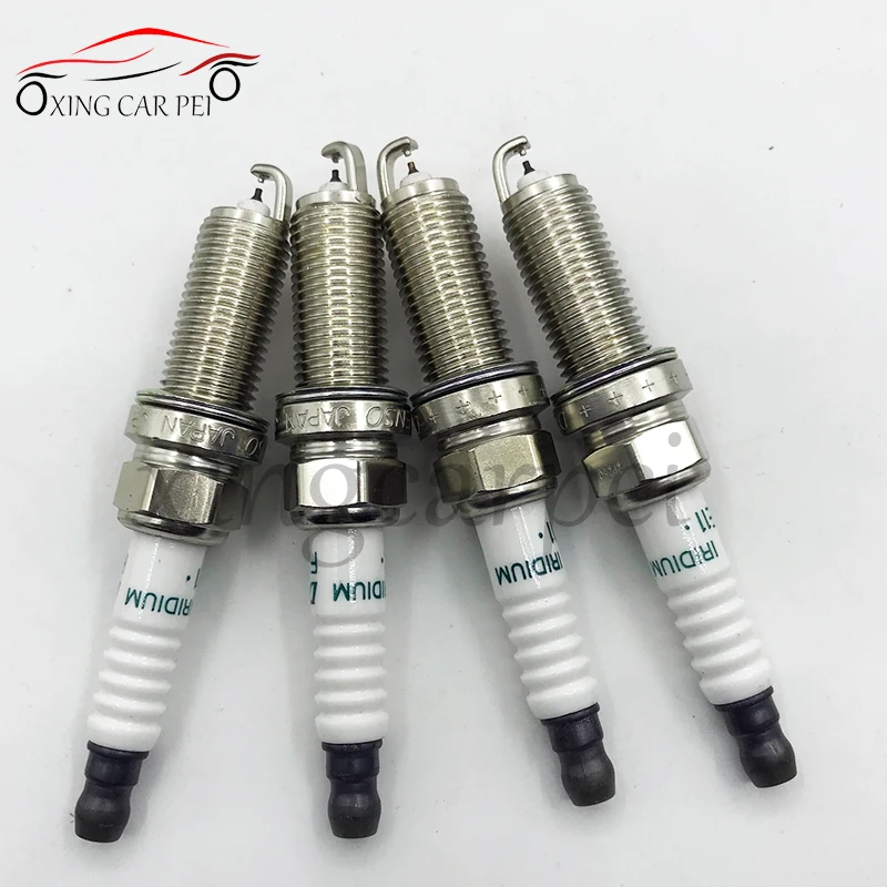 

4 шт./лот FXE20HE11 22401-ED71B двойная иридиевая Свеча зажигания для Nissan Sylphy Tiida Versa 1,6 22401ED71B DILZKAR6A11