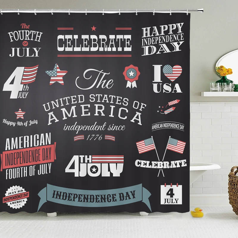 

Шторы для ванной из полиэстера, водостойкие, 180 х180 см, с 3D-принтом