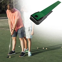 golf training tool golf putting mat trainer putter practice pad hitting carpet home outdoor office golf indoor putter trainer