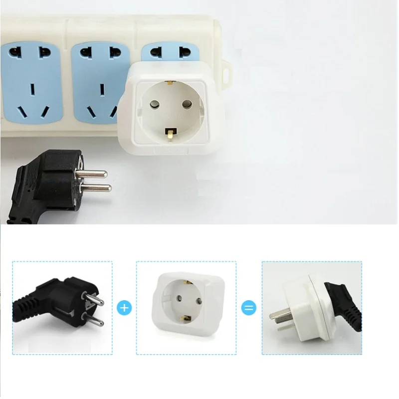 Дорожный адаптер питания с вилкой европейского стандарта на китайский