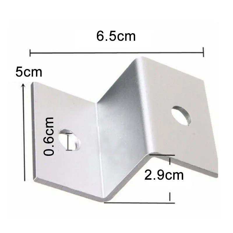 4pcs Solar Panel Mounting Bracket Z-shaped Aluminum Roof System Installation For Motorhome Caravan Car Accessories | Автомобили и