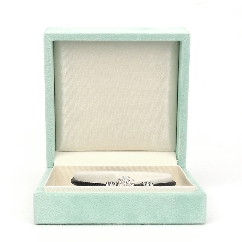 

Бархатная шкатулка для хранения ювелирных изделий, в стиле ретро, со встроенным отделением для карт, синий Изумрудный зеленый цвет, двухцве...