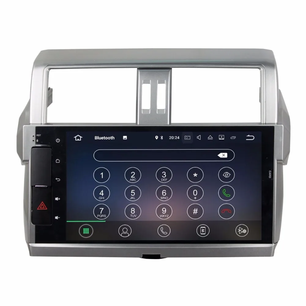 10 1 Octa Core Android 9 0 автомобильный радиоприемник DVD GPS для Toyota Prado 150 Land Cruiser 2010 2017