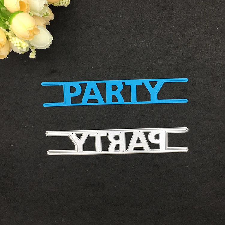 

Letter Craft Stencil Template Metal Cutting Dies Scrapbooking Card Paper DIY Embossing Blade Punch Knife Mould Decorative