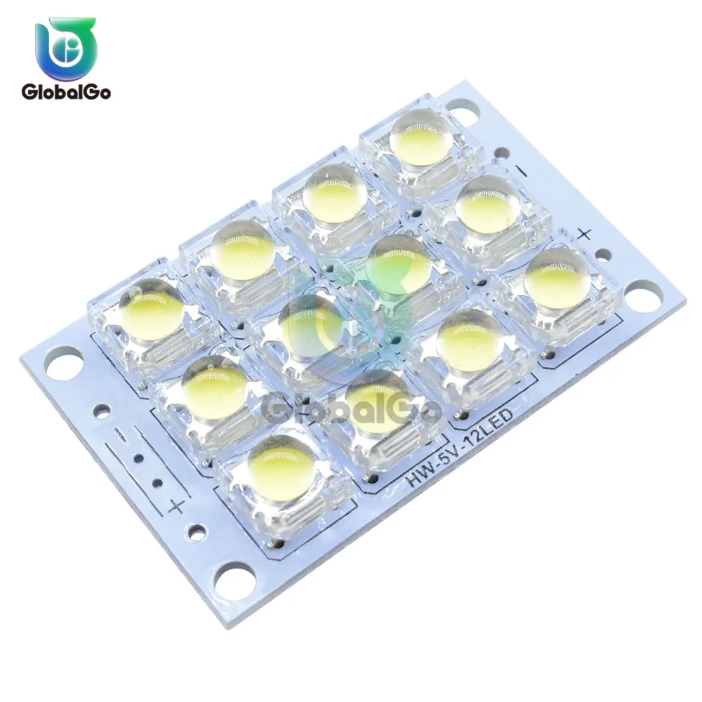 1Вт 12LED Светодиодный диод Высокая мощность Светодиодные чипы Белые светодиоды 200MA