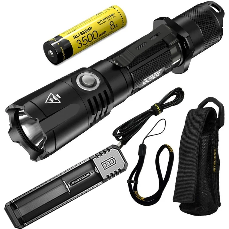 NITECORE MH25GTS 1800LM Тактический CREE XHP35 HD светодиодный водонепроницаемый