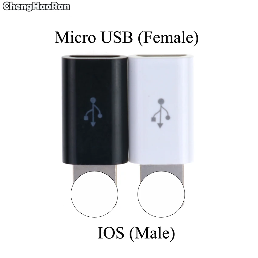 ChengHaoRan 3 шт. для lightning Type-C адаптер Micro USB/USB 0 Type C iPhone 8 7 6/Android кабель передачи данных