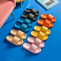 women thick platform slippers summer beach eva soft sole slide sandals leisure men ladies indoor bathroom anti slip shoes