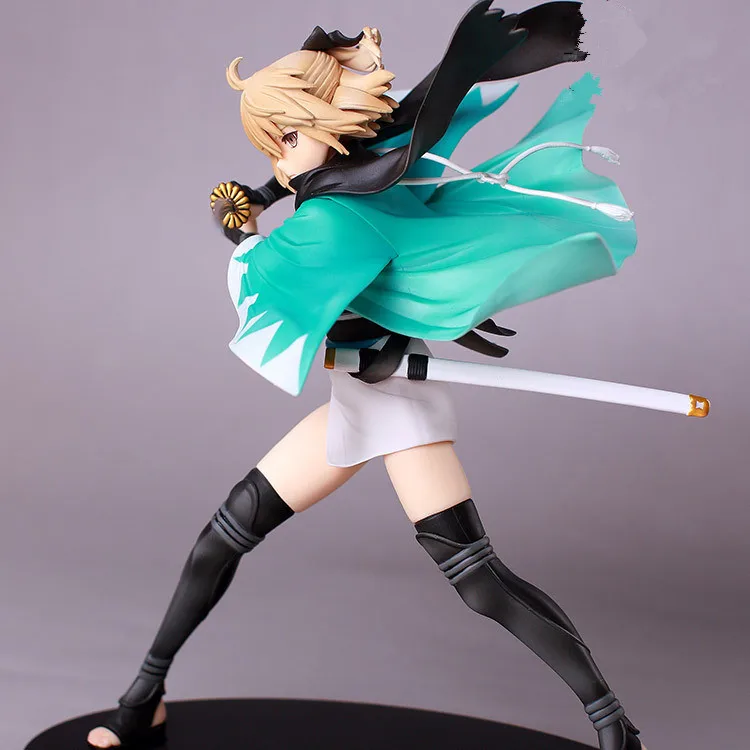21 см фигурку аниме Fate Grand для KOHA ACE Okita Souji Сакура сабля Боевая версия PVC Моделя с