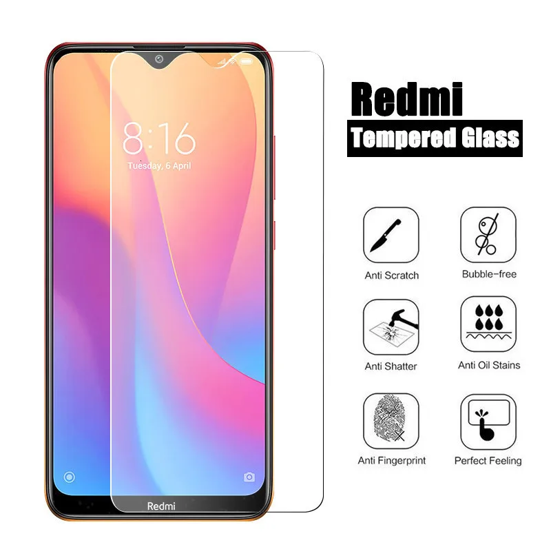 Закаленное стекло 9H для Xiaomi Redmi 8 8A Note Pro 7 7A 6 5 Защитное экрана A | Мобильные телефоны