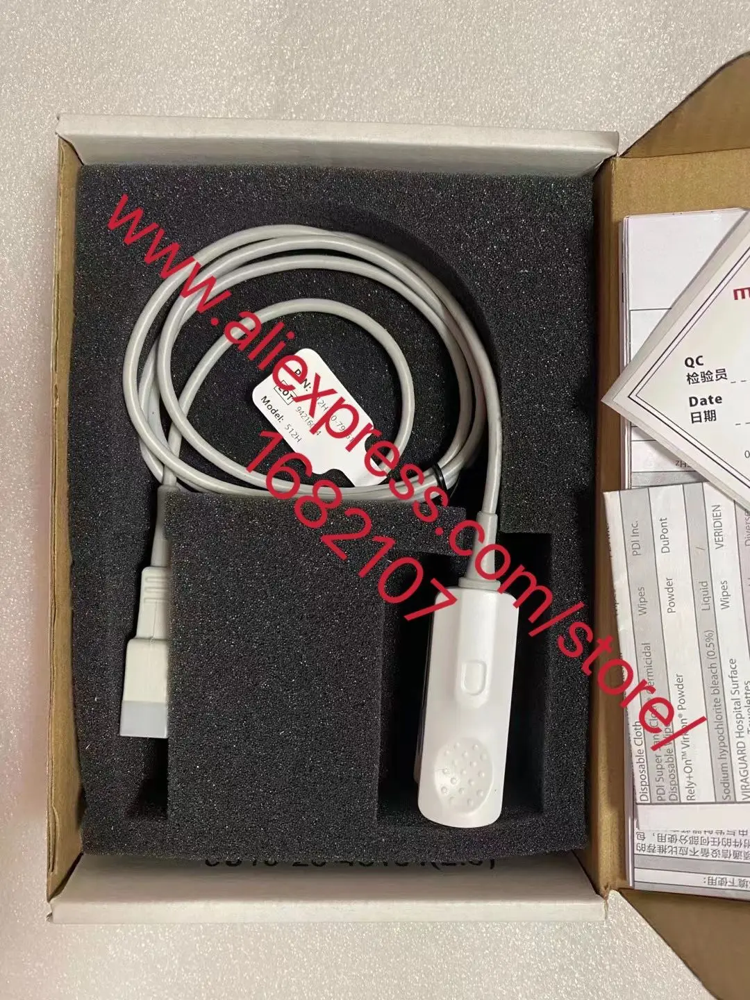 Оригинальный педиатрический датчик Spo2 Mindray 512H с зажимом на палец DB 9Pin |
