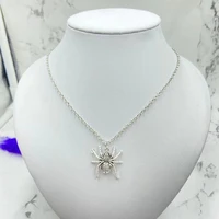new spider necklace animal pendant female necklace alloy birthday jewelry party gift minimalist style